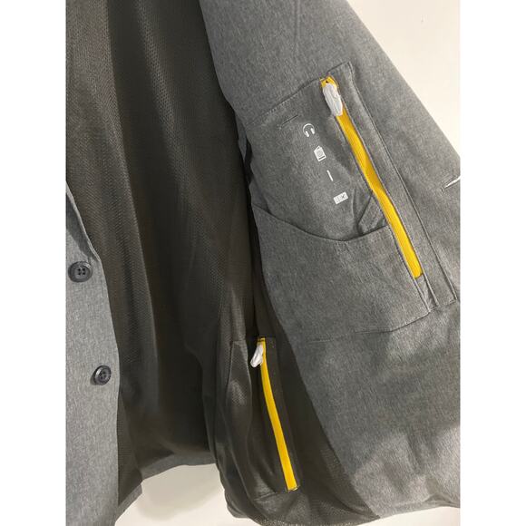 Eddie Bauer ultimate voyager travel blazer men’s size 46 gray NEW sport coat - Picture 6 of 9